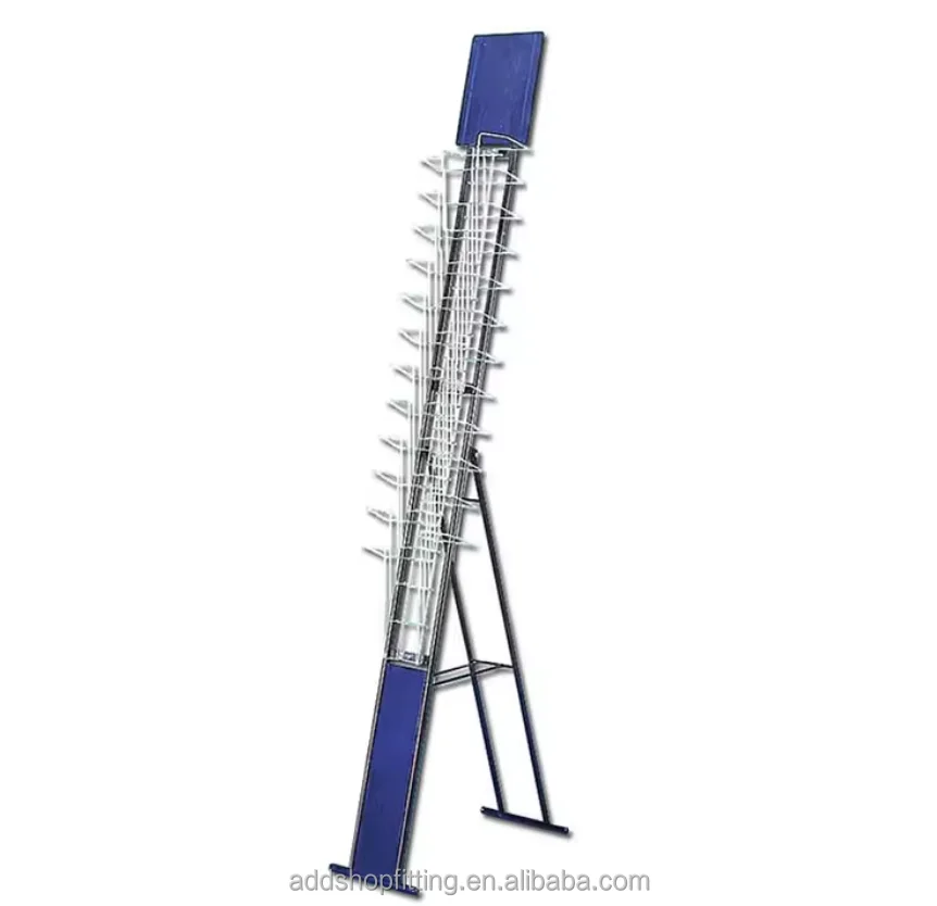 wholesale Floor standing magazine display rack for store