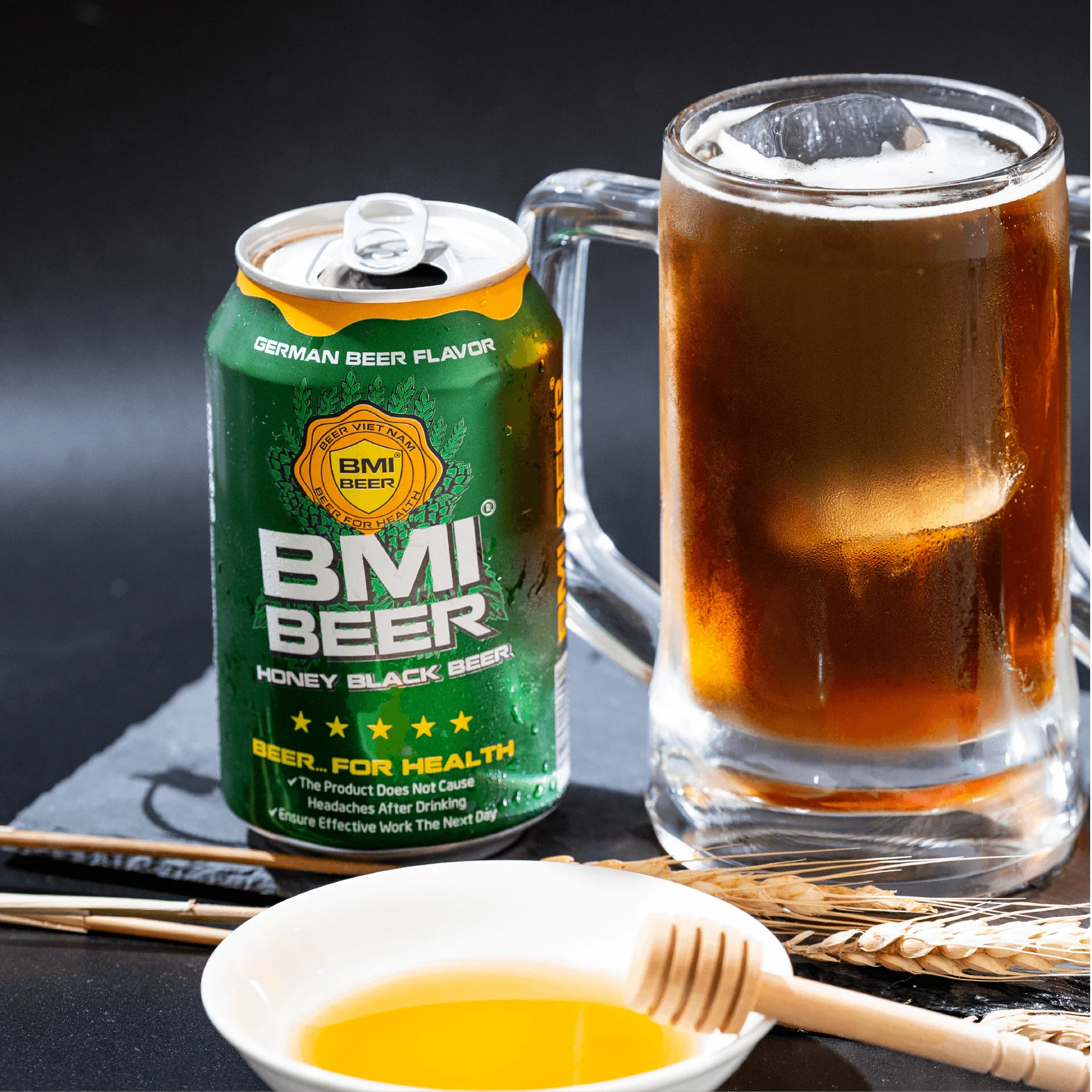 Высокое качество легкое в употреблении пиво ИМТ-Медовое черное пиво-очень