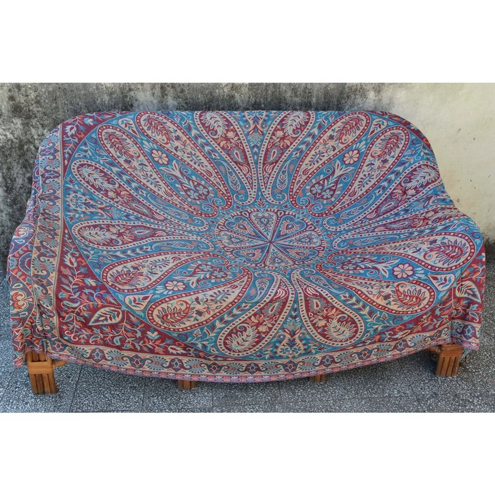 Пашмина плетеная шаль ручной работы, шаль PWT003, 100% плотный шерстяной шарф, женская зимняя кашемировая шаль большого размера