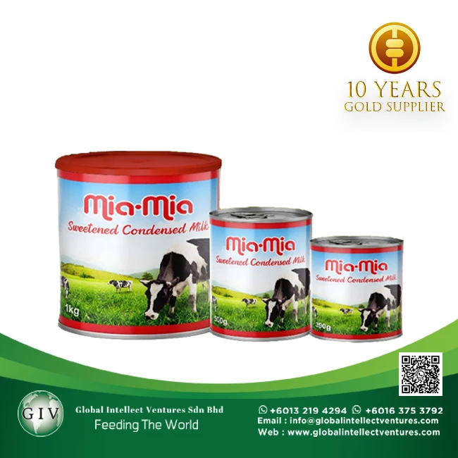 Sweetened condensed milk for Coffee, Tea and Dessert wholesale products from Malaysia 390g,500g,1kg
