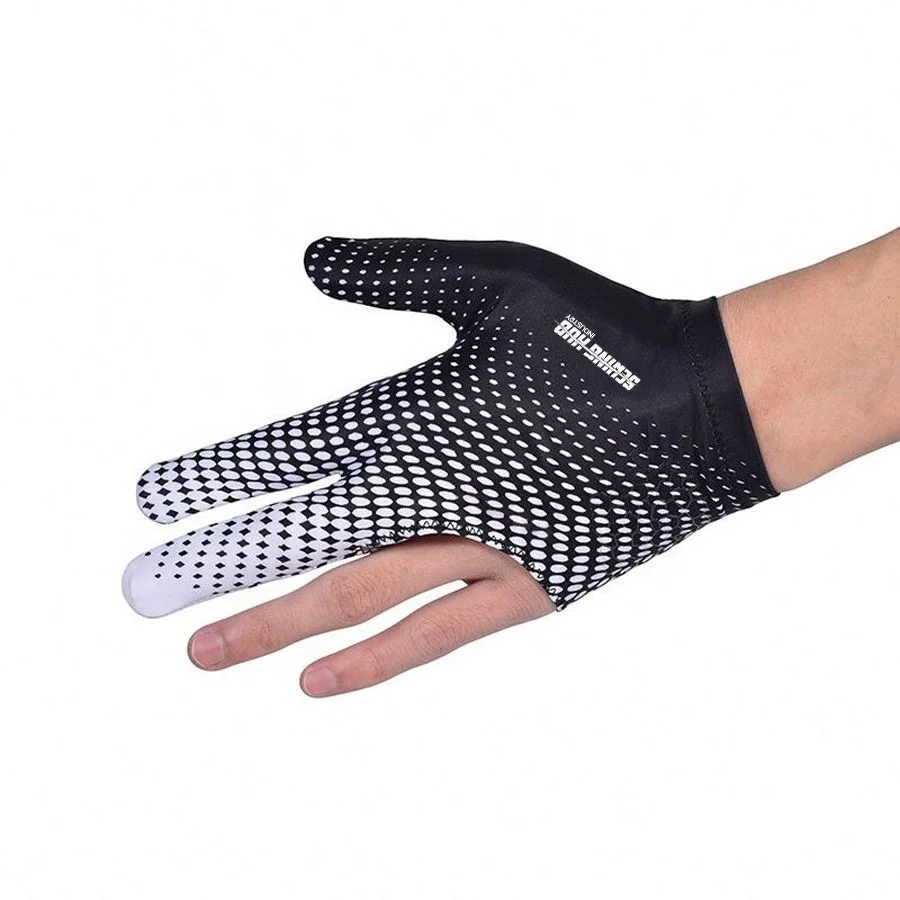 Three Finger Cue Customizable Snooker/Billiard Training Sport Hand Protector Breathable Stretchable for Winter Sports Shooting