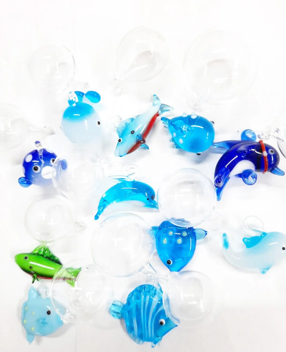 Small Sea Glass Animal Figurines