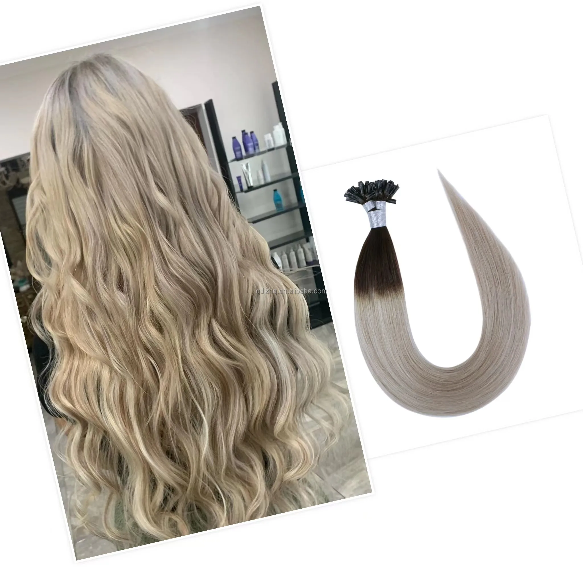 Top Sell Double Drawn U Tip  Keratin Pre Bonded Remy Human Hair Extension