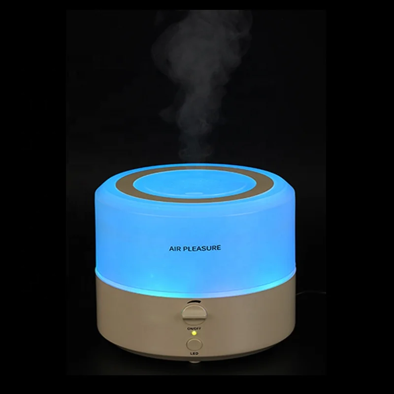 Samlaice Foshan Manufacture Yellow adjustable spray led light Ultrasonic automatically turns off Aroma Diffuser