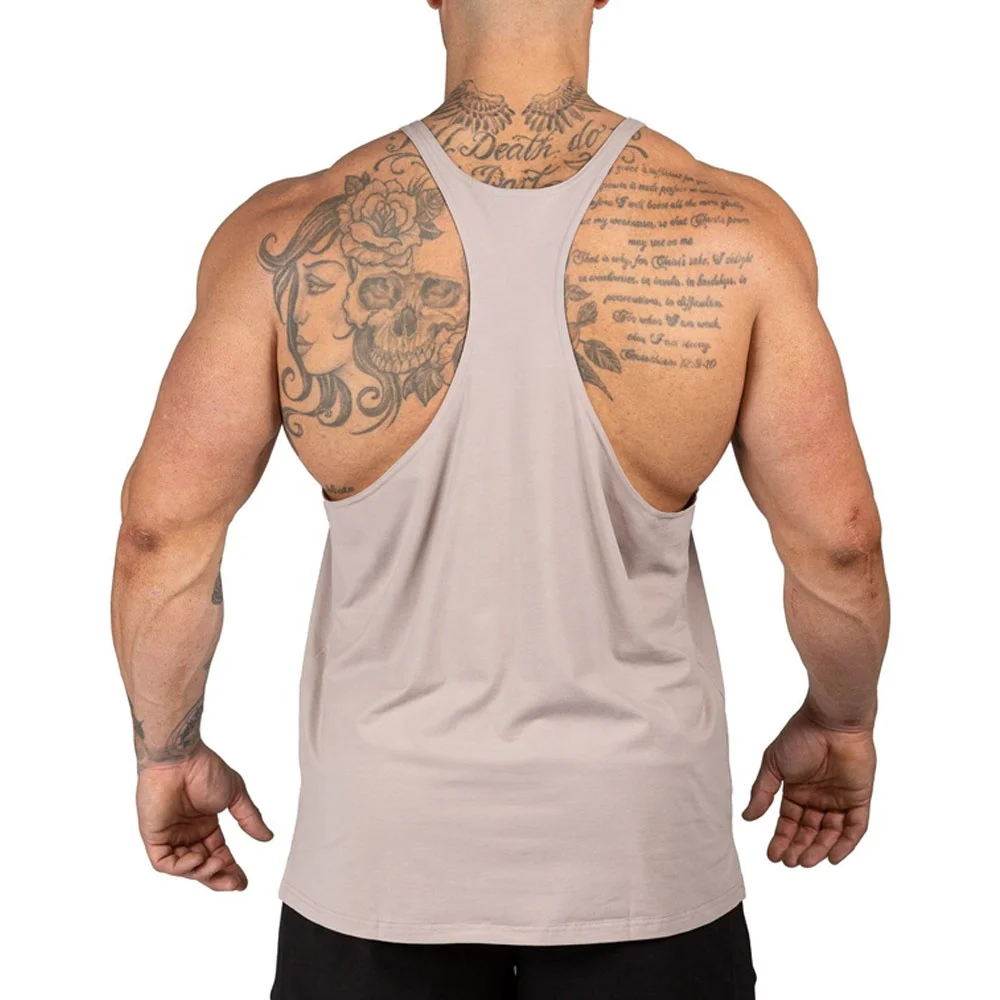 
Wholesale Custom made Mens Cotton Sleeveless Gym Fitness Stringer Vest For Bodybuilders Hot Sale Products 