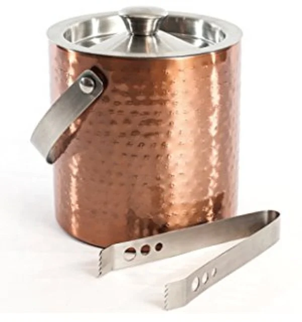 Hot Selling Copper Wine Bucket Bar And Wine Accessories 100% Pure Copper Beverage Tub Copper Wine Chiller Exporters India