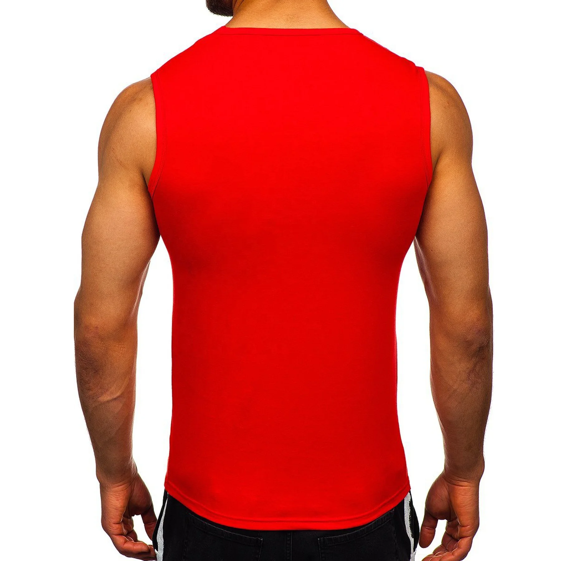 2021 Cotton Custom Workout Tank Top Bulk For Men Fit Summer Muscle Singlet Multi-Colors Sleeveless Travel Vest Cut Off Tank