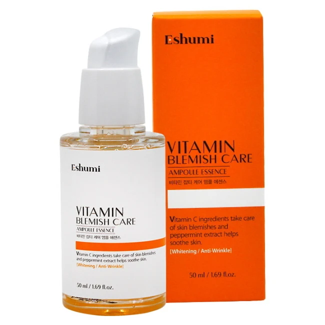 Eshumi Vitamin Blemish Care Ampoule EssenceKorean cosmetics The ultimate defense against aging Korean beauty