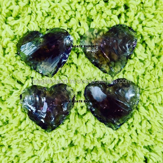 Natural Crystal Gemstone Bulk Rose Quartz Arrowheads Heart Shape Agate Plate Pattern Pyramid Religious Souvenir Chakra Mascot