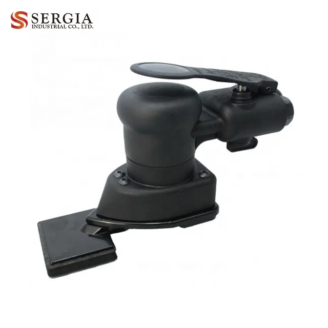 Taiwan Pneumatic Air Palm Long Quartet Square Point Type Mini Finger Sander for Wood Working