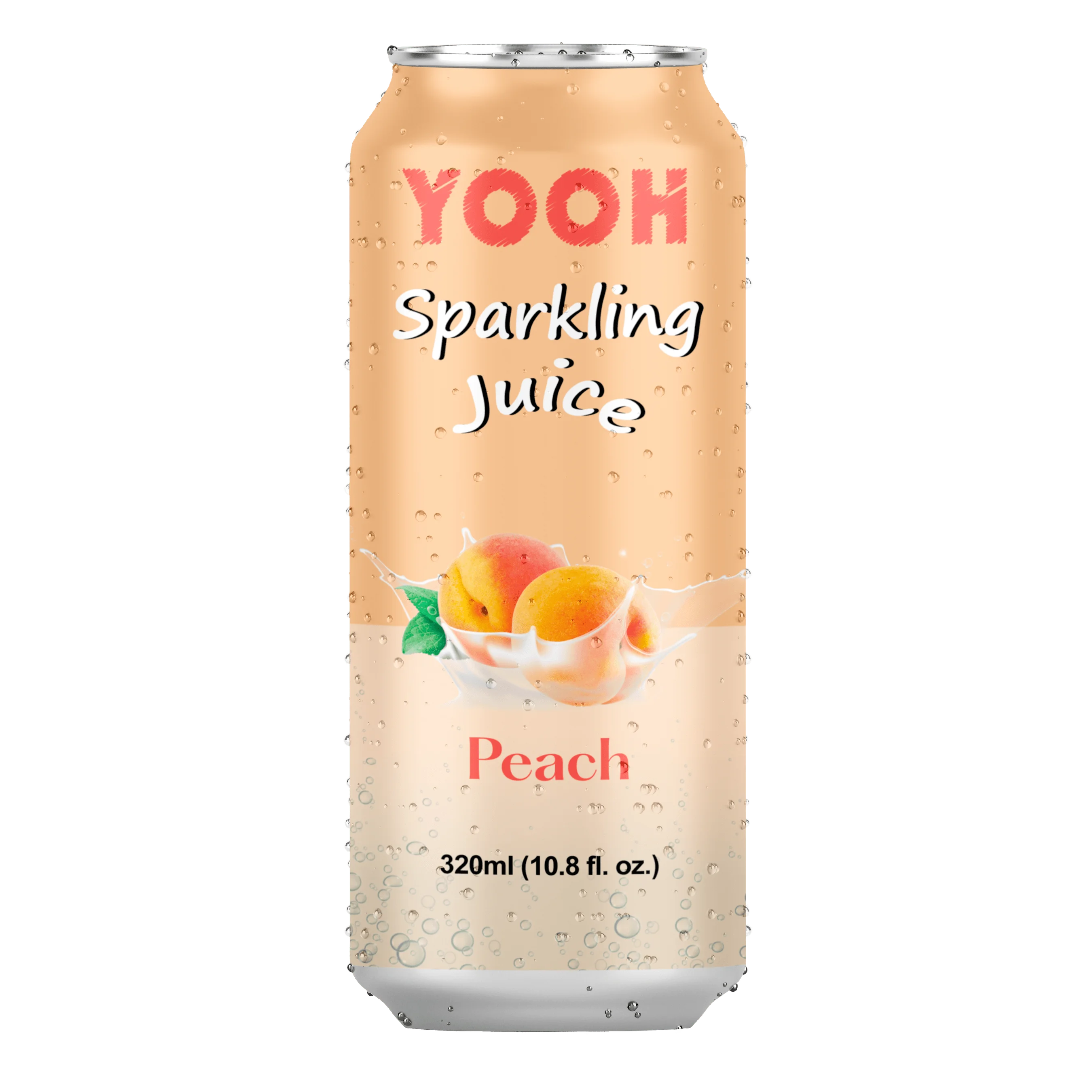 YOOH игристый Персиковый Сок напиток консервированный 320 мл OEM/ODM Private Label персиковый аромат