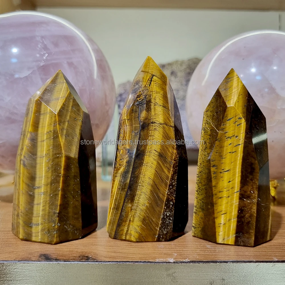 Tiger Eye Free Form Tower, Wholesale Large Tiger eye Freeform Tower Point, Healing Crystal Stone Natural Feng Shui Tower