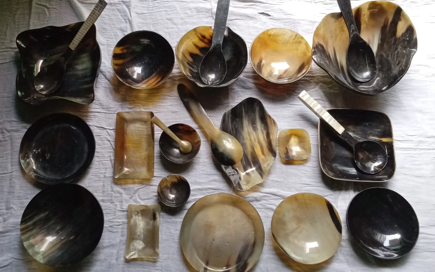 Подлинная качественная Роговая тарелка кухонная посуда аксессуары для оптового экспорта