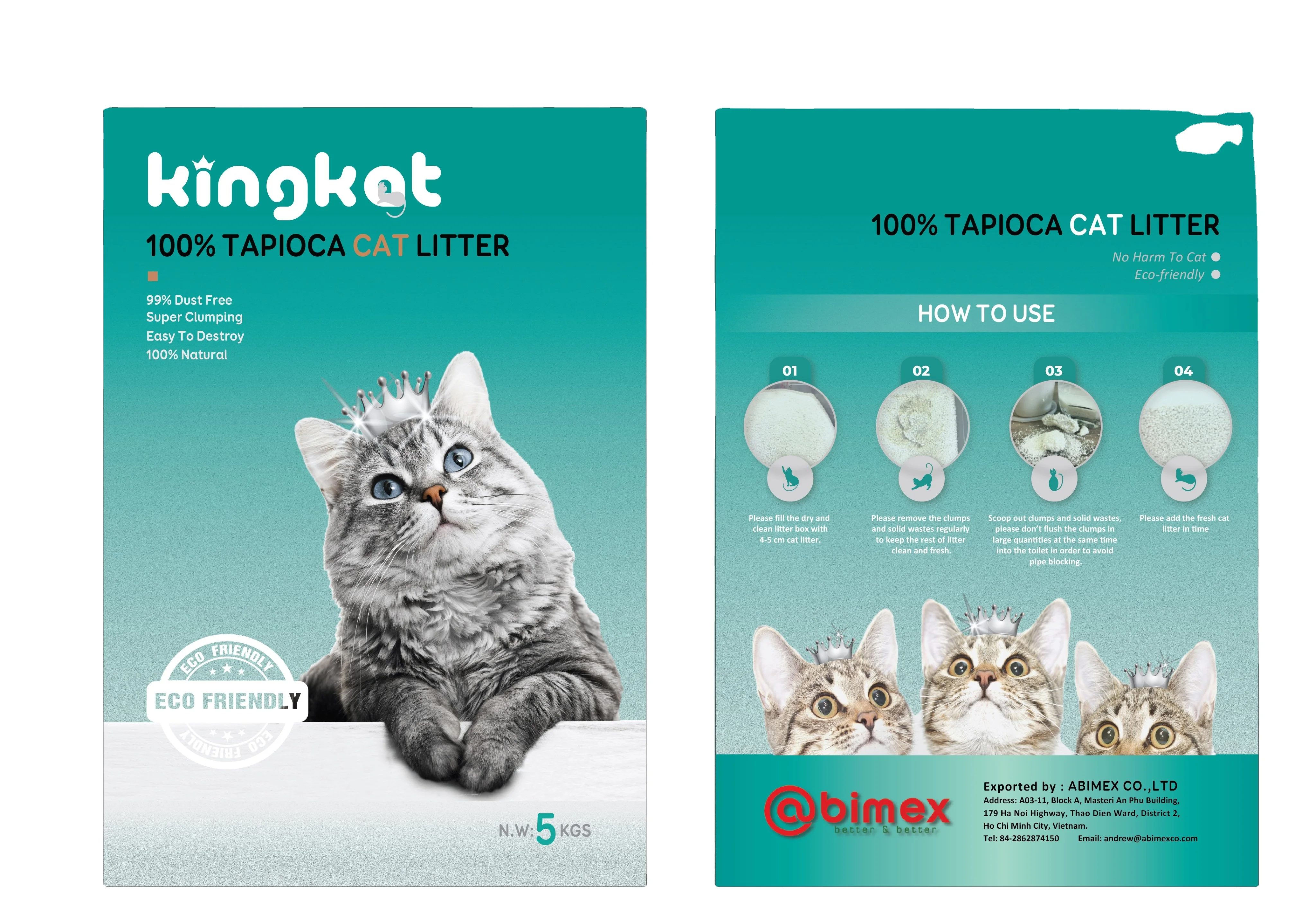 CAT Litter from TAPIOCA STARCH - Safety SOLUTIONS Sustainable Pet Cleaning & Grooming Products White, Light Yellow Small Ball