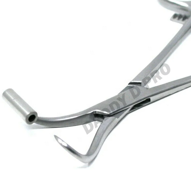 DADDY D PRO German Stainless Steel Bone Reduction Forceps K Wire Guide Clamp for Veterinary Orthopedic Surgery Instrument