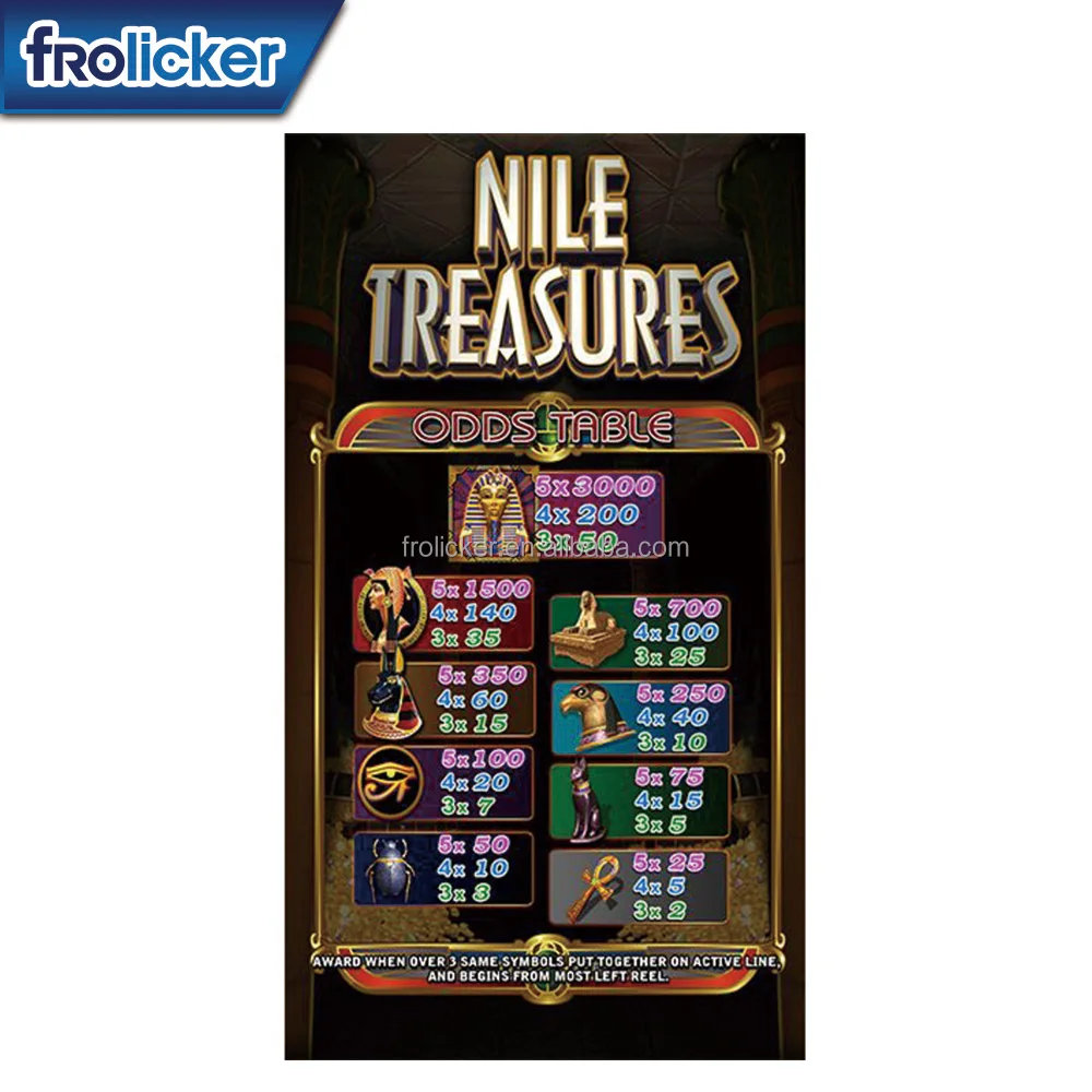 Nile Treasure Video Game machine Video game board Vertical screen game tragamonedas maquina de juegos