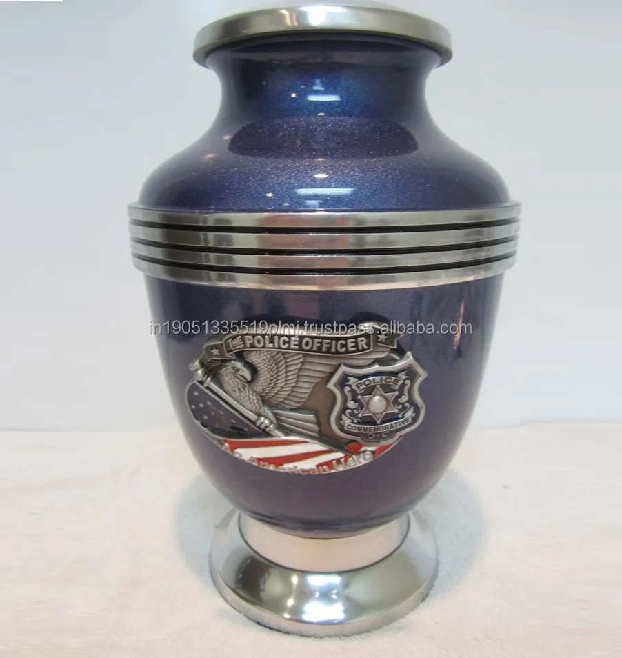 Wholesale Cremation urns For Human & Adult Ashes Police First Responder Cremation Keepsake Urns For Beloved Keepsake Funeral Urn
