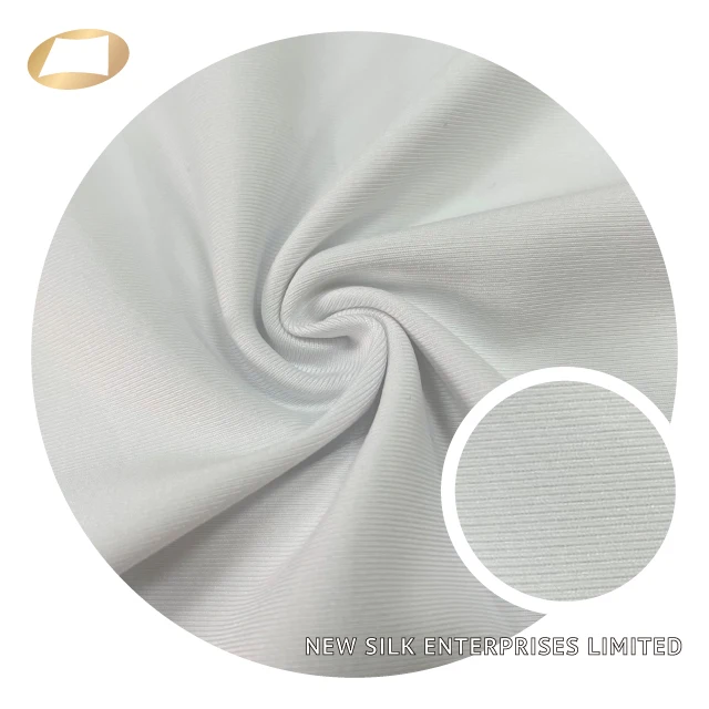 High elastic 89% polyester 11% spandex knit fabric for athleisure wear