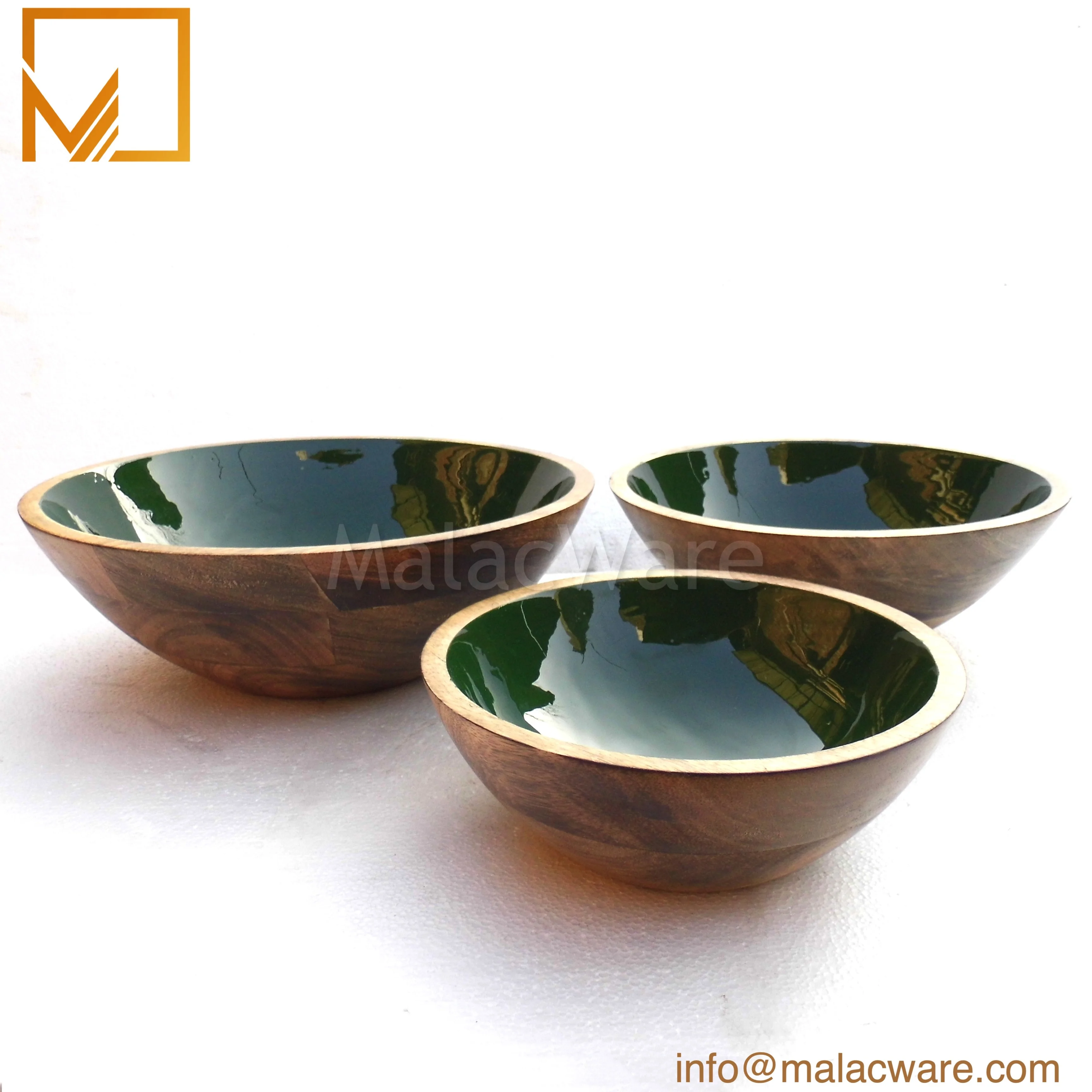 Indian factory made multi purpose food serving bowls custom required accepted logo engraving wooden bowl