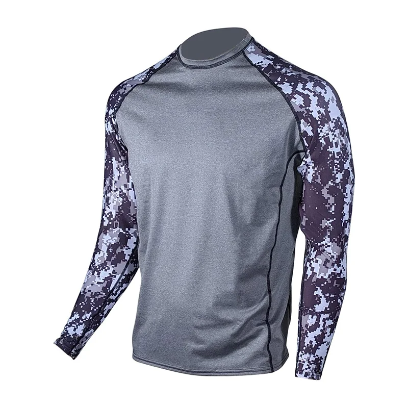 Rashguard Manufacturer OEM Rash Guard Men Sublimation Printed Spandex Bjj Rash Guard MMA Rashguard Compression Shirts