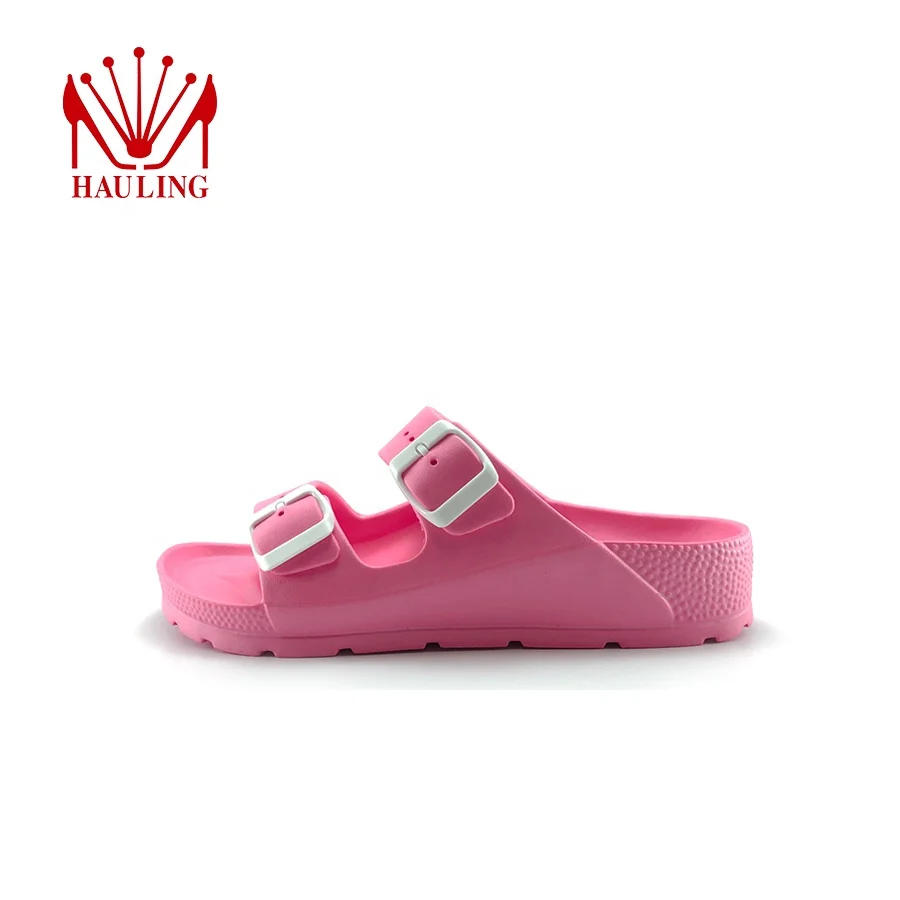 HOT EVA Summer Fashion Two Straps Birken Style Sandals Injection Beach Unisex Slipper EVA Foam Sole EVA sandals men