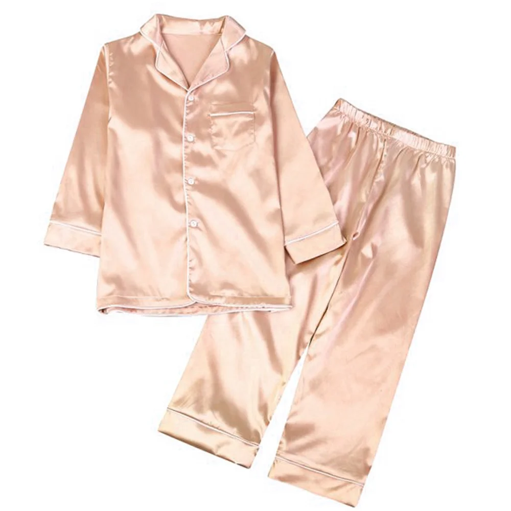 High Fashion Sleepwear Satin Pajama Set Night Suit for Ladies satin Sleep Suit