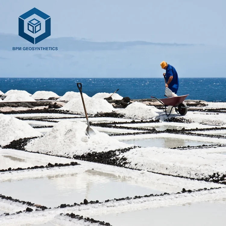 1mm HDPE Geomembrane Ready Made Pond Liners for Salt Evaporation Pond in Chile