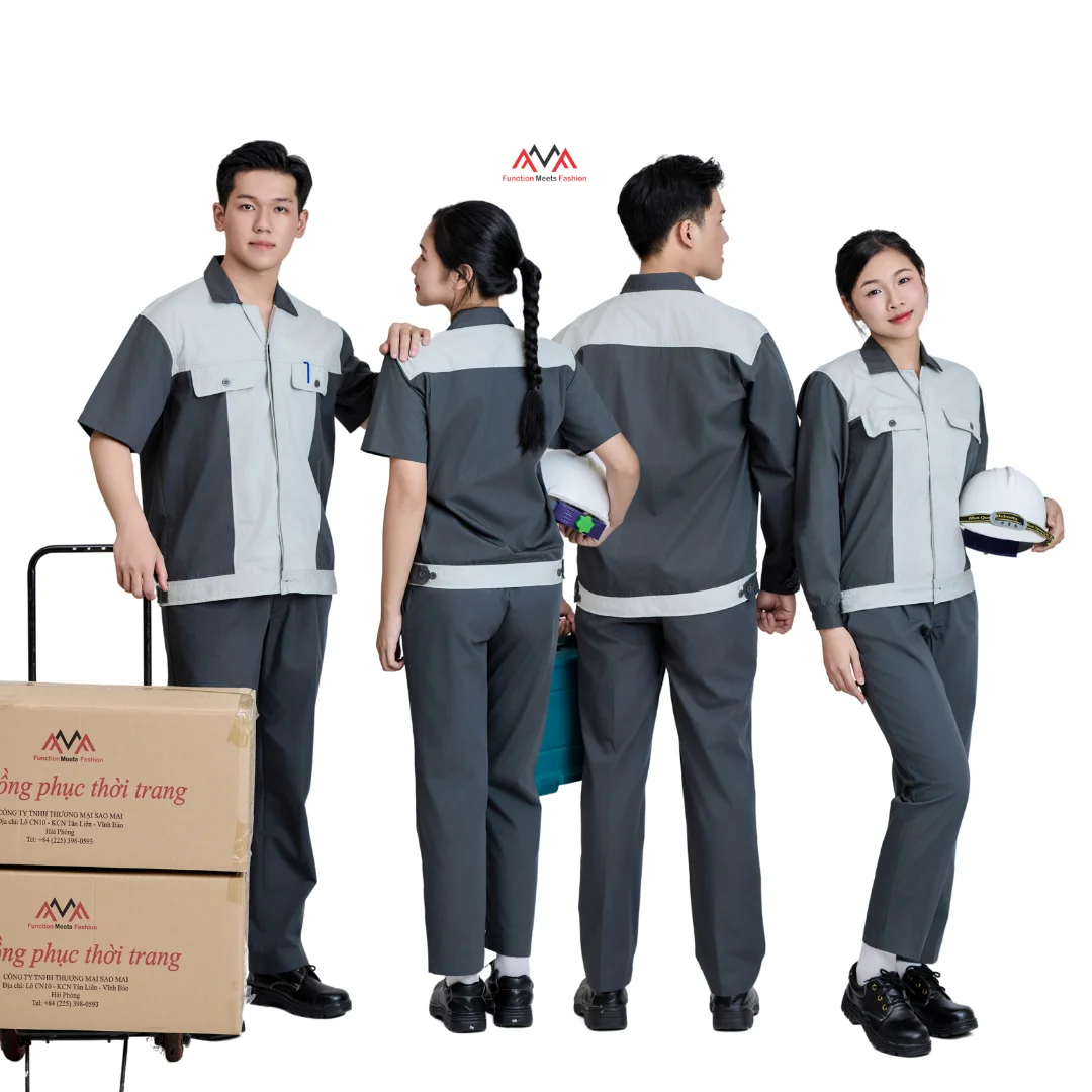 GOOD PRICE uniform workwear new style construction oil field/gas/car wash jacket work clothes knitted FMF uniform - Free sample