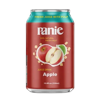 Свежий яблочный сок, напиток, 330 мл, здоровый напиток, OEM и ODM, производитель напитков во Вьетнаме, бесплатный дизайн без образцов