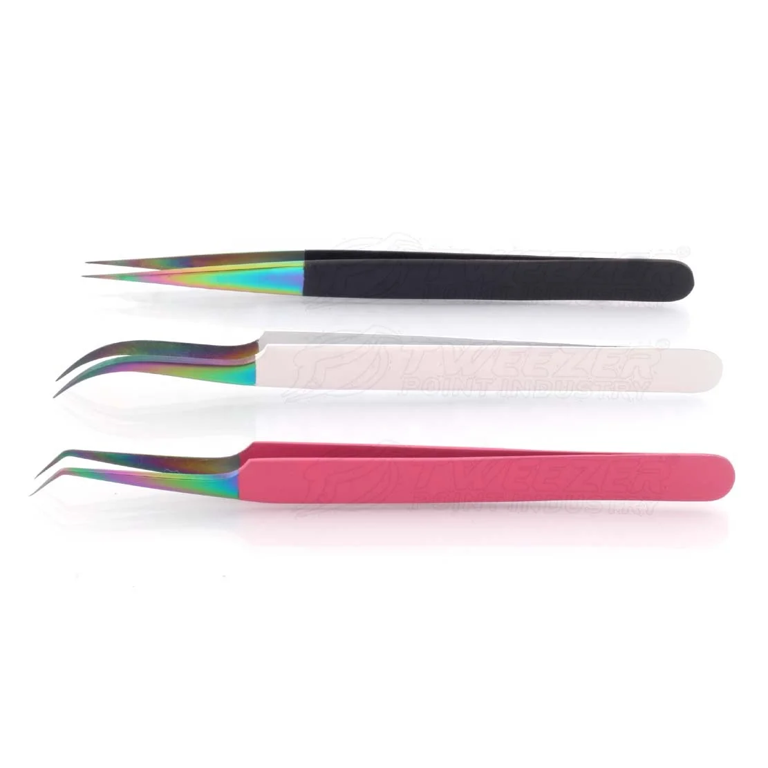 OEM Professional Japanese Stainless Steel Vetus Eyelash Extension Tweezers Custom Handmade Eyelash Tweezers