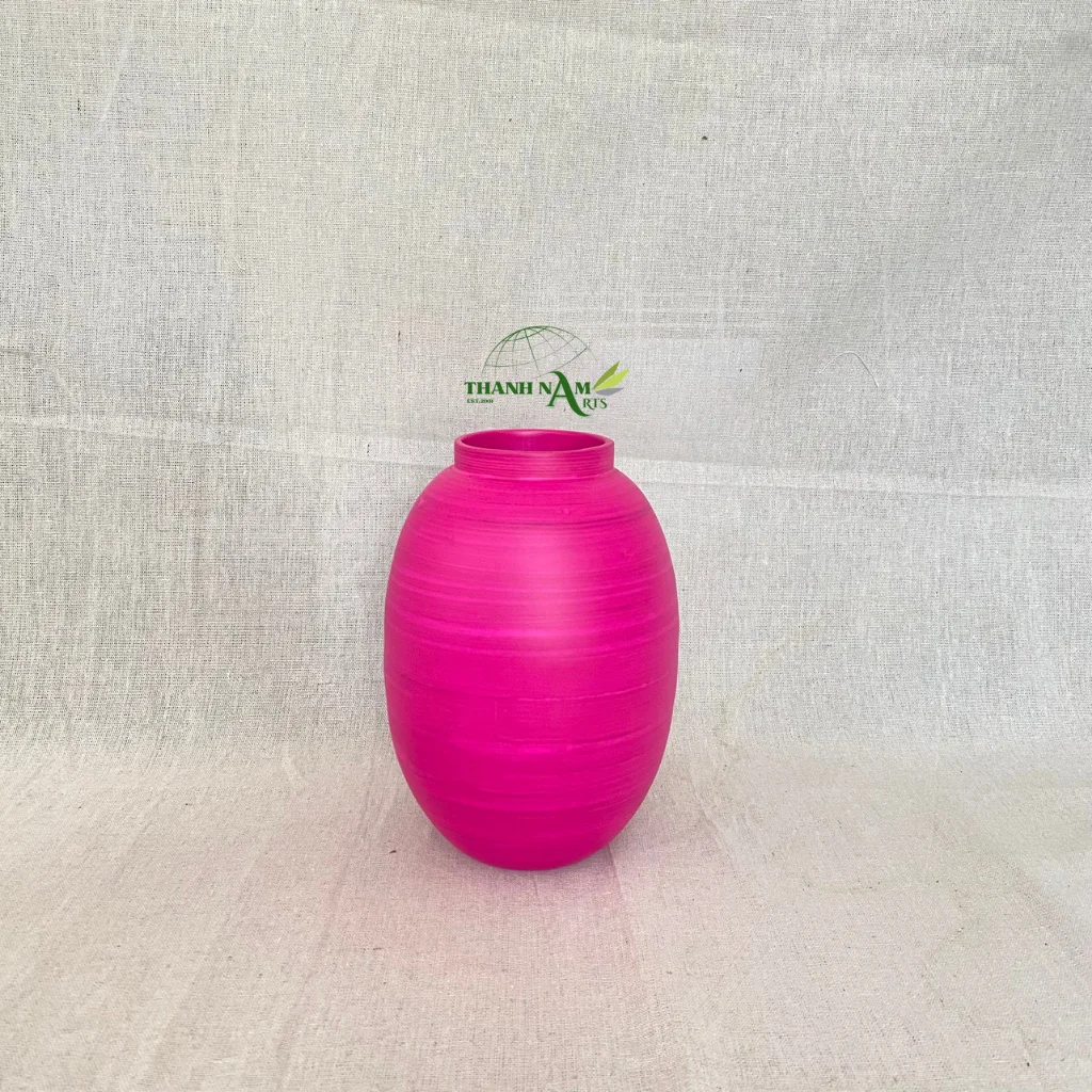 Modern High Quality Tall Floor Vase Decorative Wood Bamboo and Rattan for Home Wedding decor Hot Deal