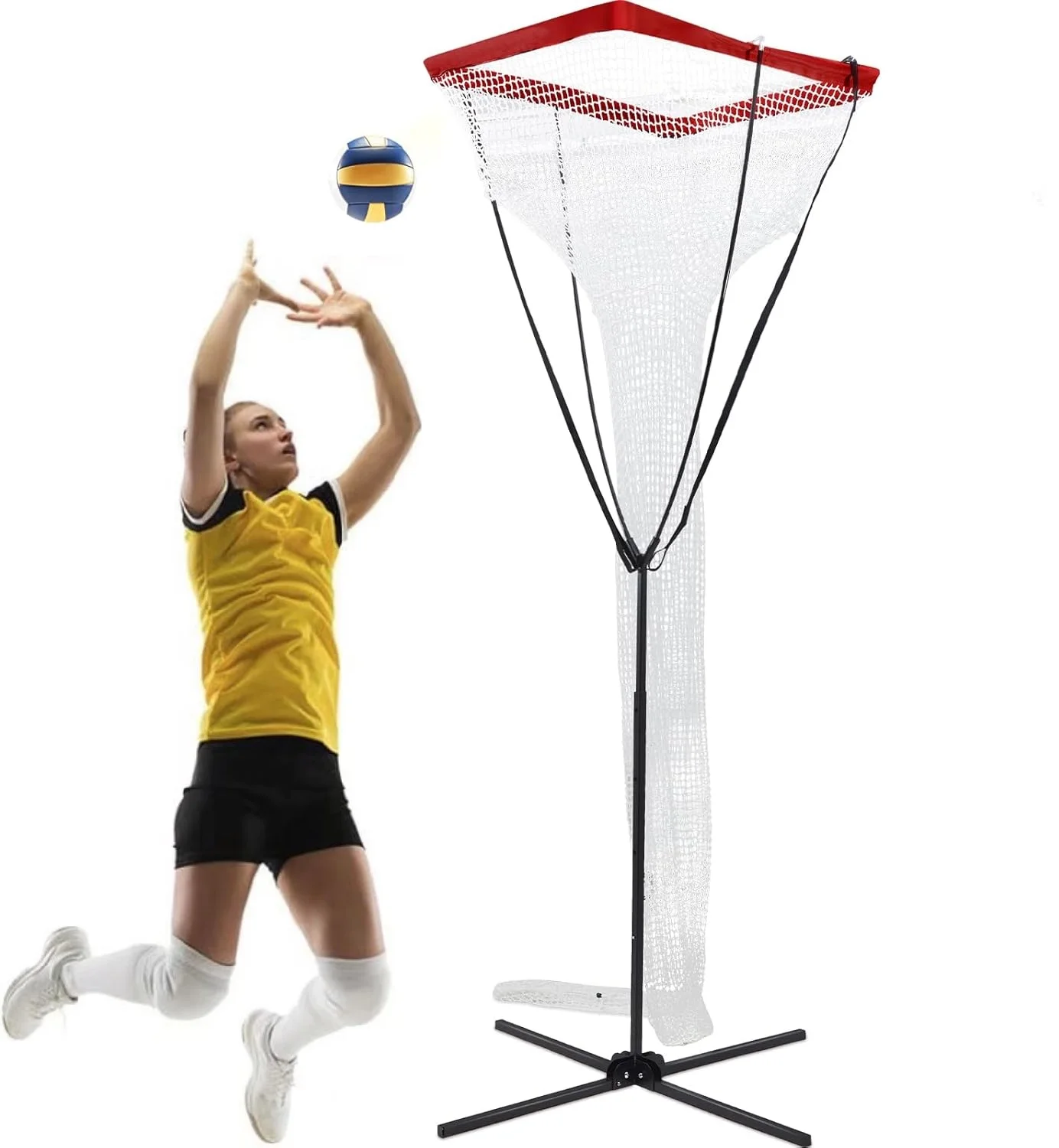 Waising Sports Adjustable Volleyball Setter Trainer Net Volleyball Training Equipment