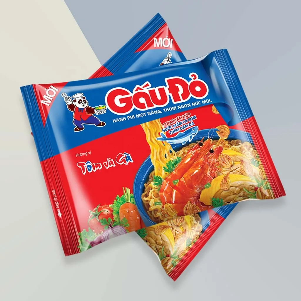 Vietnamese Tasty foods for all days with Shrimp and Chicken Instant Noodles delecious noodles in Vietnam