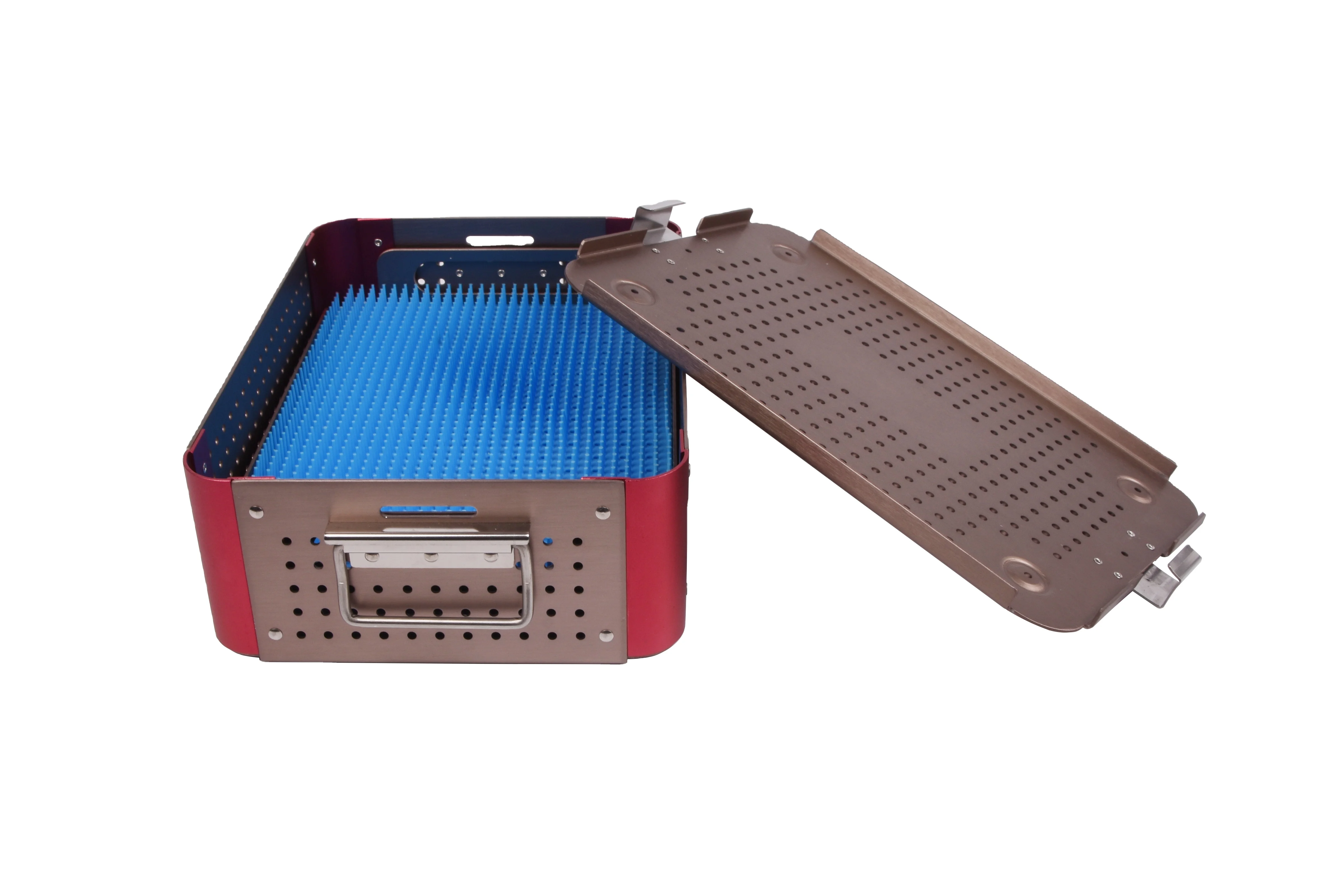 Low Price Aluminum Alloy Surgical Container disinfection Box for Different Surgeries