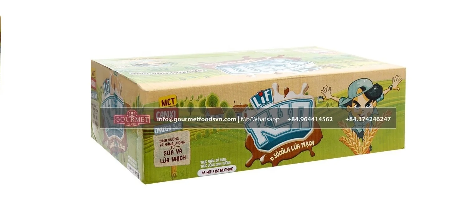 LifKun Milk With Chocolate Flavor 180ml Wholesale Fresh Milk Beverage