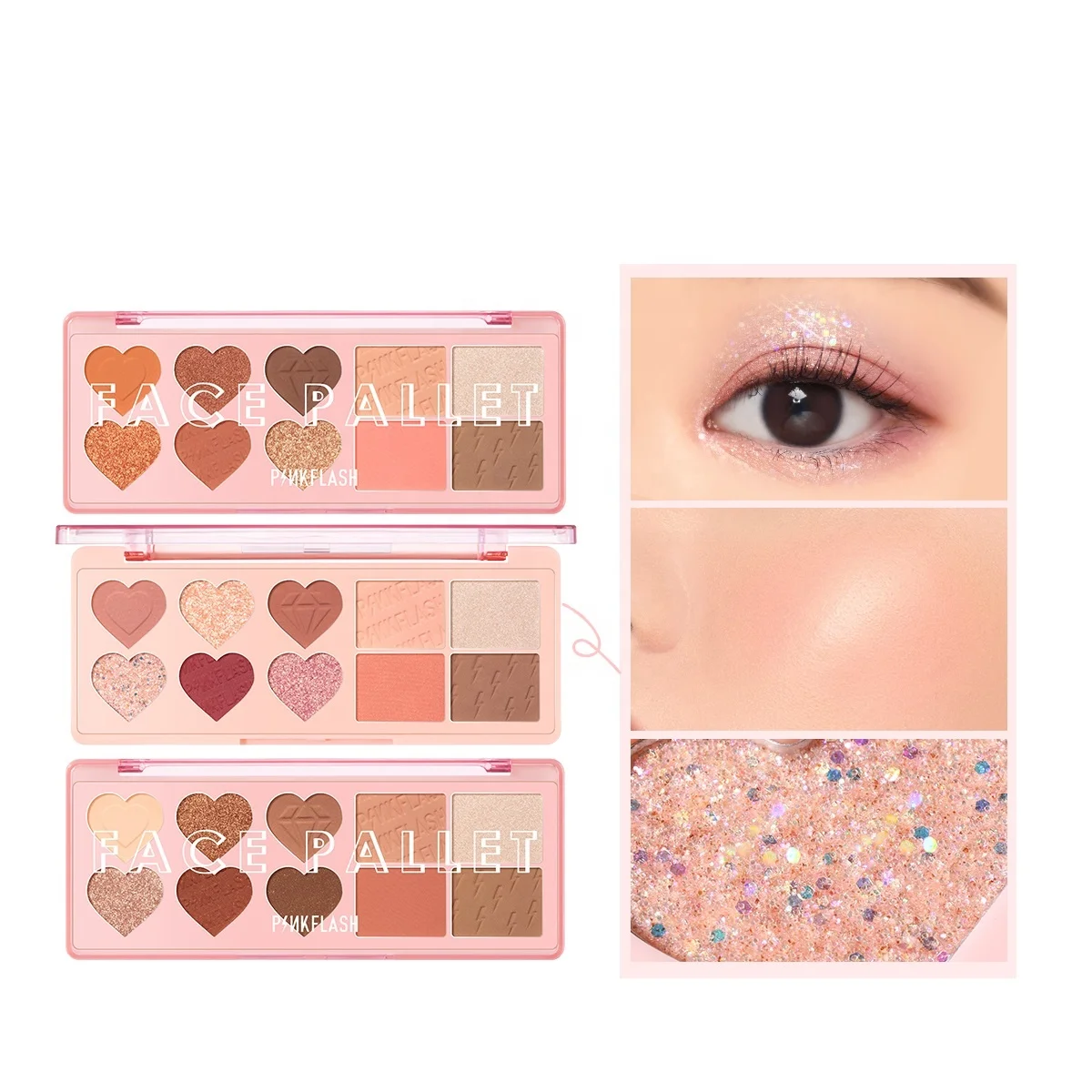 PINKFLASH M02 Halloween Makeup Palette All in One Blush Contour Eyeshadow Palette