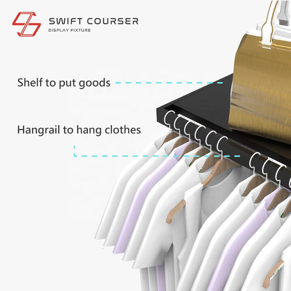 Store shelf for boutique supermarket