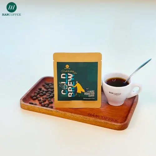 Hancoffee холодное пиво растворимый кофейный порошок высокого качества смесь арабики робуста ODM поддержка настраиваемой упаковочной коробки по лучшей цене