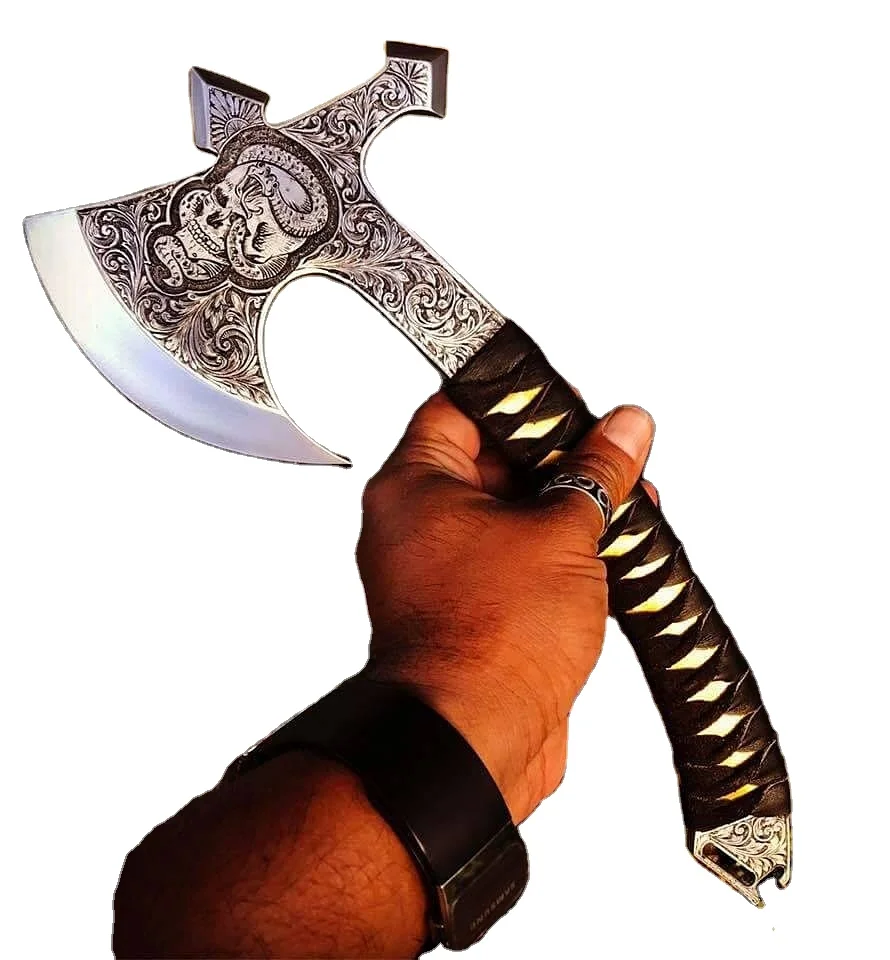 
Стальной гравированный топор D2 