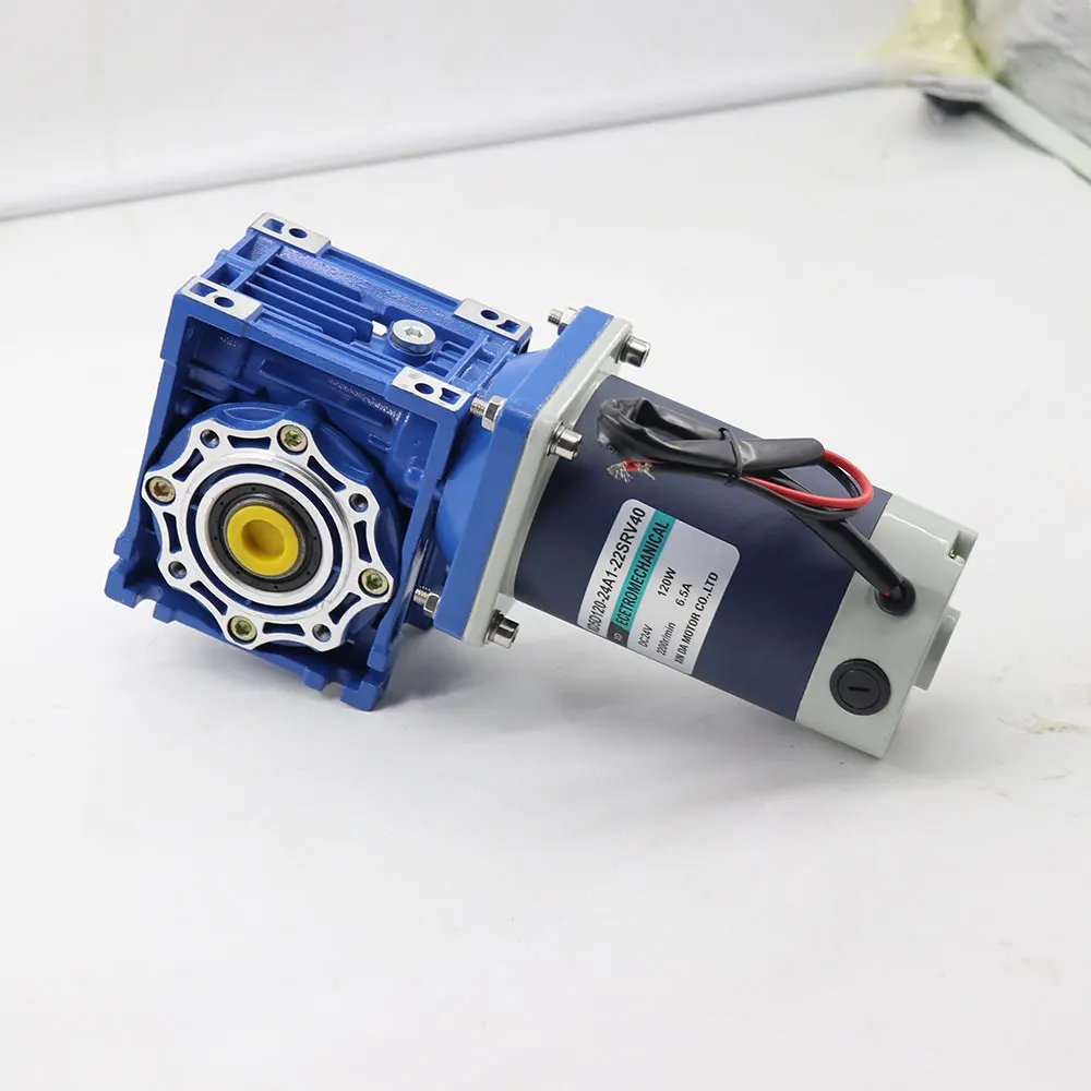 60W DC Motor Gear Reducer Motor Worm Magnetic Motor Generator 1000W 24V