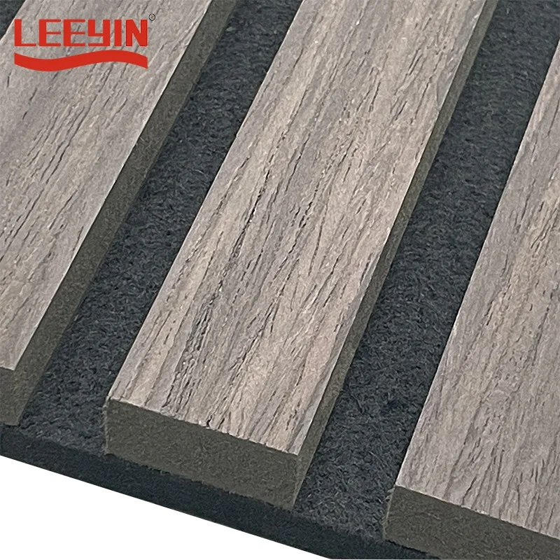 Оригинальная фабричная деревянная планка для гостиничного настенного потолочного украшения MDF Akustik панель