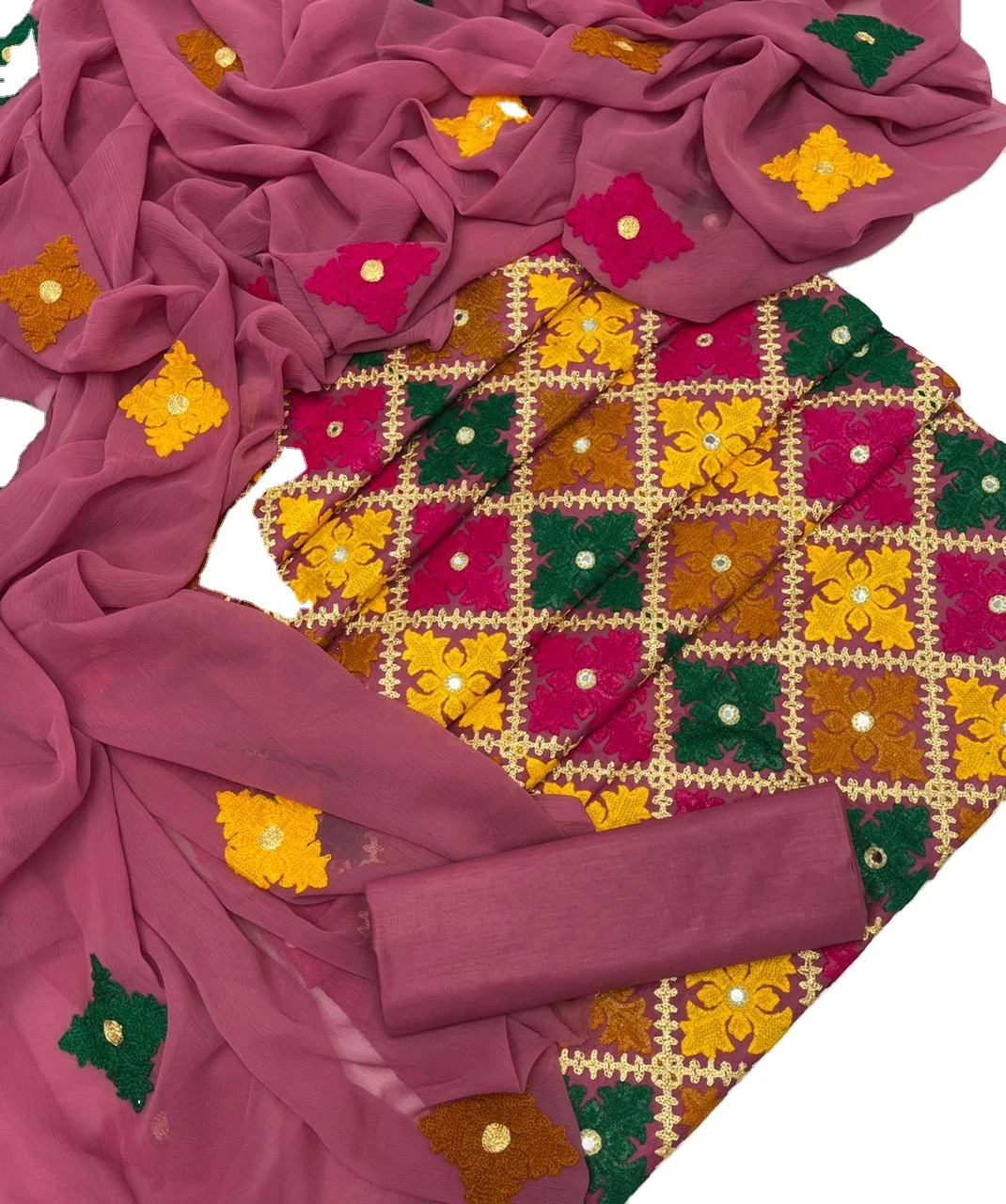 Восточный шальвар камиз коллекция женские костюмы пакистанское сальвар этническое платье вышитая одежда