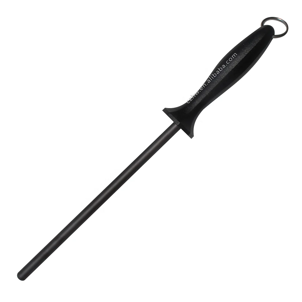 Black ceramic knife steel sharpener sharpening steel