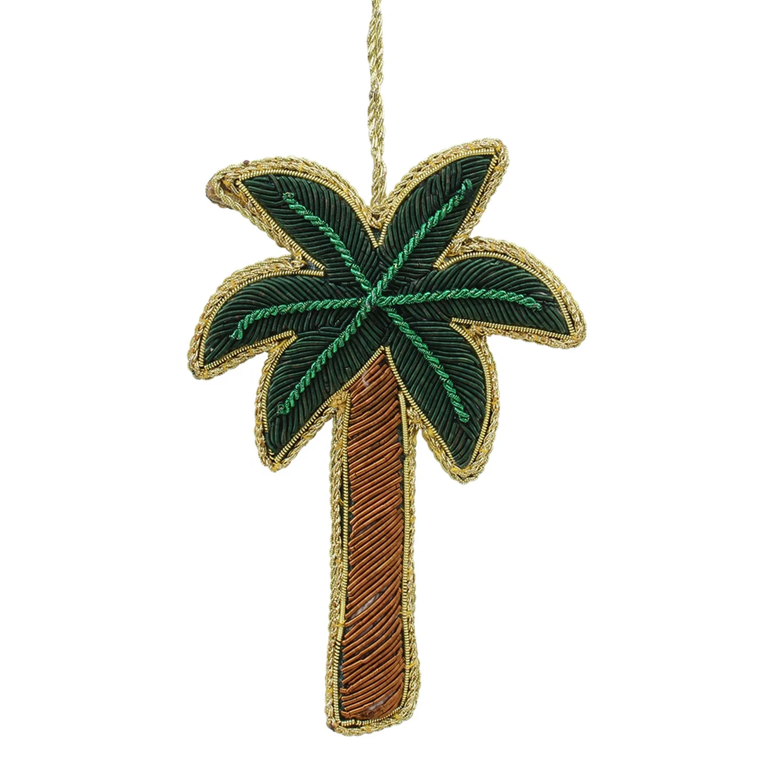 Handmade Christmas Decorations Ornament Customizable Velvet Satin Santa Socks Embroidered Beaded Giraffe Elephant Tree