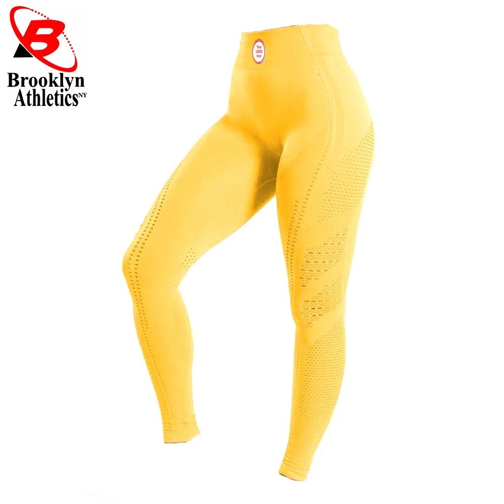 Ladies Leggings Custom Print Sports Gym Fitness Leggings Environmentally Friendly Fabric