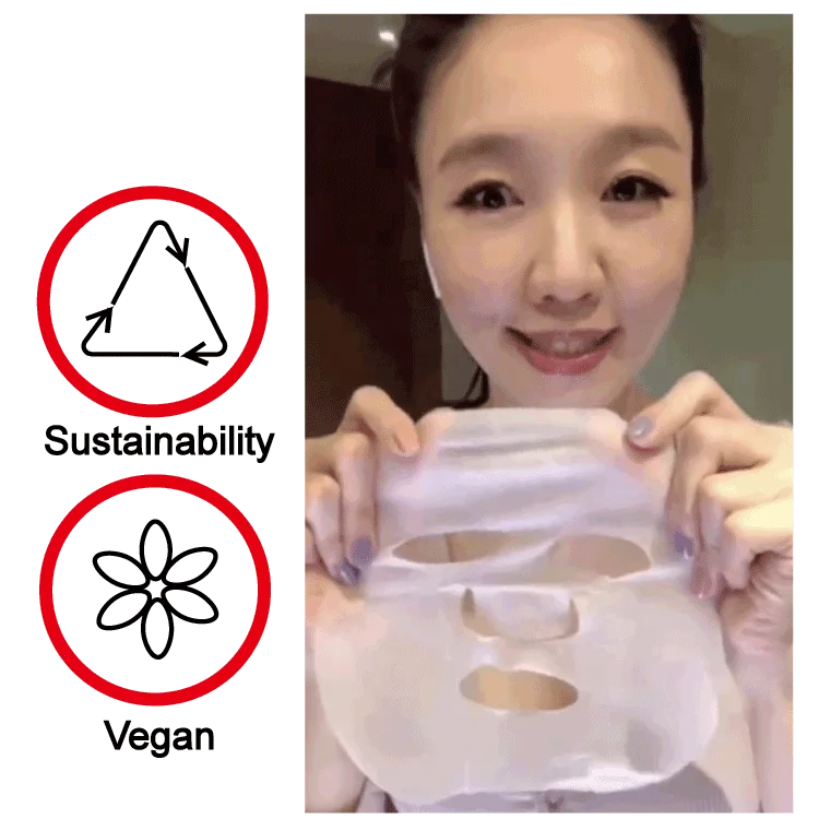 luxury biodegradable beauty facemask vegan hydrating facial mask