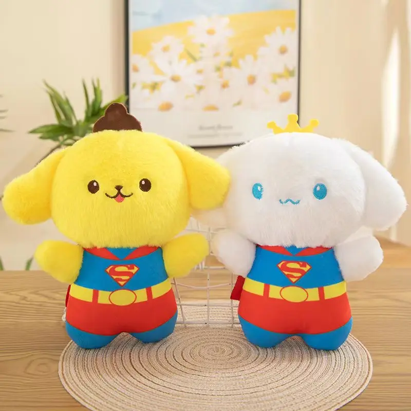 Cartoon Anime Cute Plush Sanrioed Kuromi Melody Cat PC Dog Hello KT Multi Colors Pendant Stuffed Animals Plush Toys