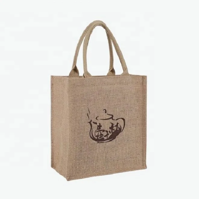 Custom Printed Eco-Friendly Promotional Shopping or Personal use Plain Fancy Jute Bag For Fashion