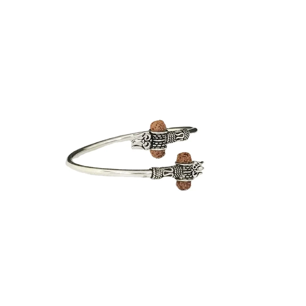 Latest Rudraksha Bracelet Unique Design Top Quality 925 Sterling Silver Unisex Bracelet Wholesale Handmade Attractive Bracelet