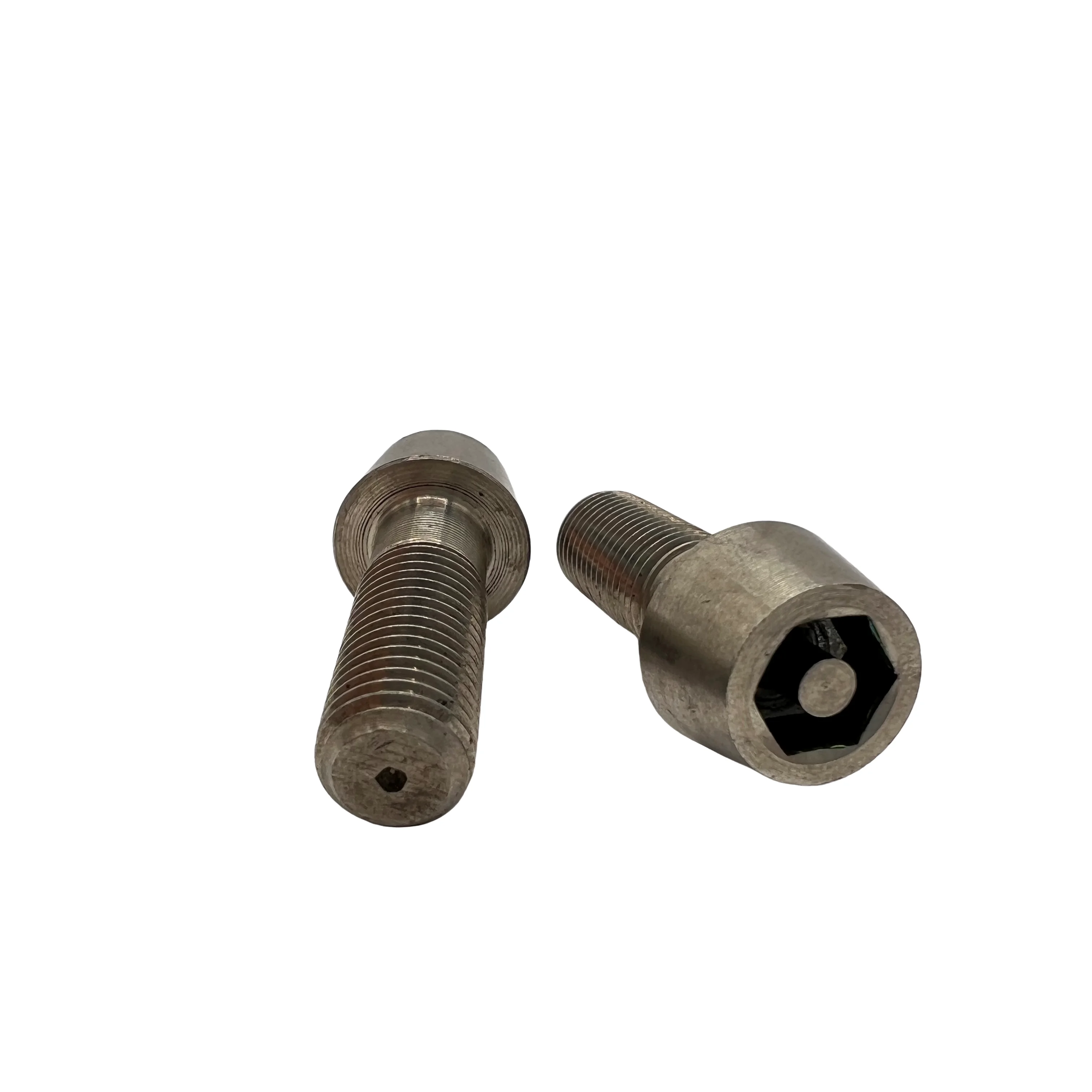High Quality Customized Automotive Retrofit Bolts M10 Titanium Stainless Steel Hex Head 40mm Length Plain Stainless Made Taiwan